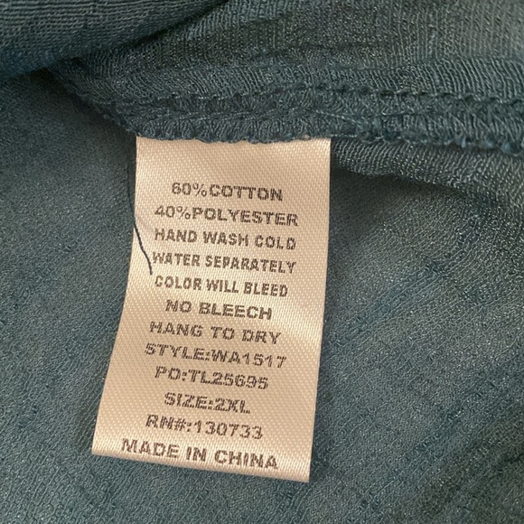 Womens Umgee USA Oversized Gauzy Flowy Lagenlook Beach Coverup Tunic Size 2XL - Picture 11 of 11